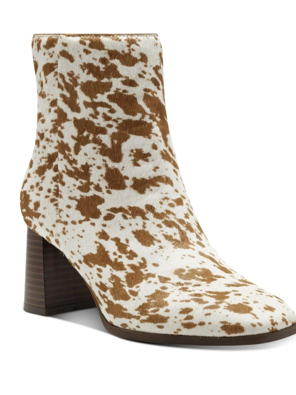 Inc Dasha Calf hair square toe boots size 8
